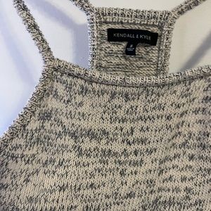 Kendall and Kylie knitted crop top